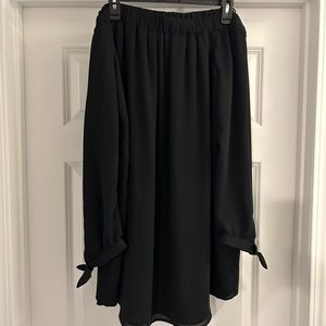 Off shoulder little black dress